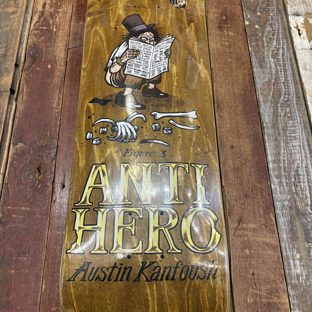 Anti-Hero Skateboards KANFOUSH EAT RICH 8.25" Deck