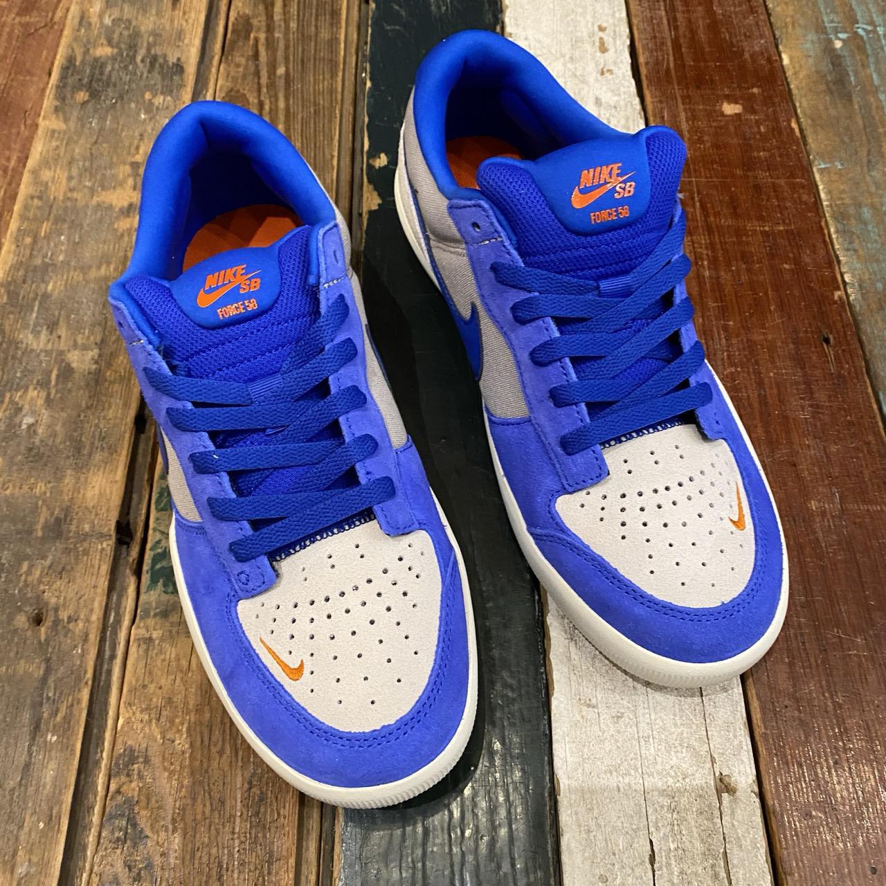 Nike SB Force 58 Light Orewood Brown Racer Blue