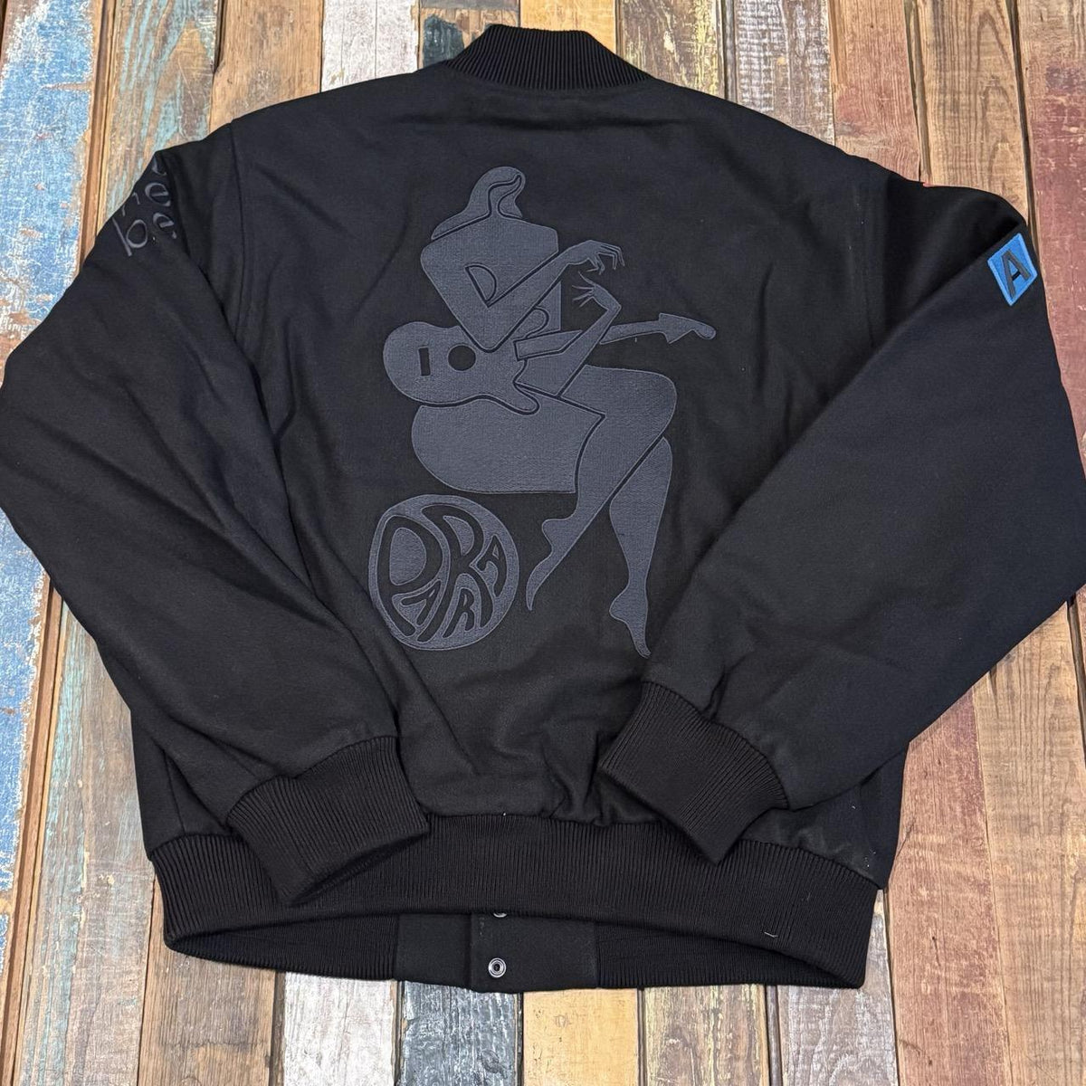 Parra "All The Best" Varsity Jacket (Black)