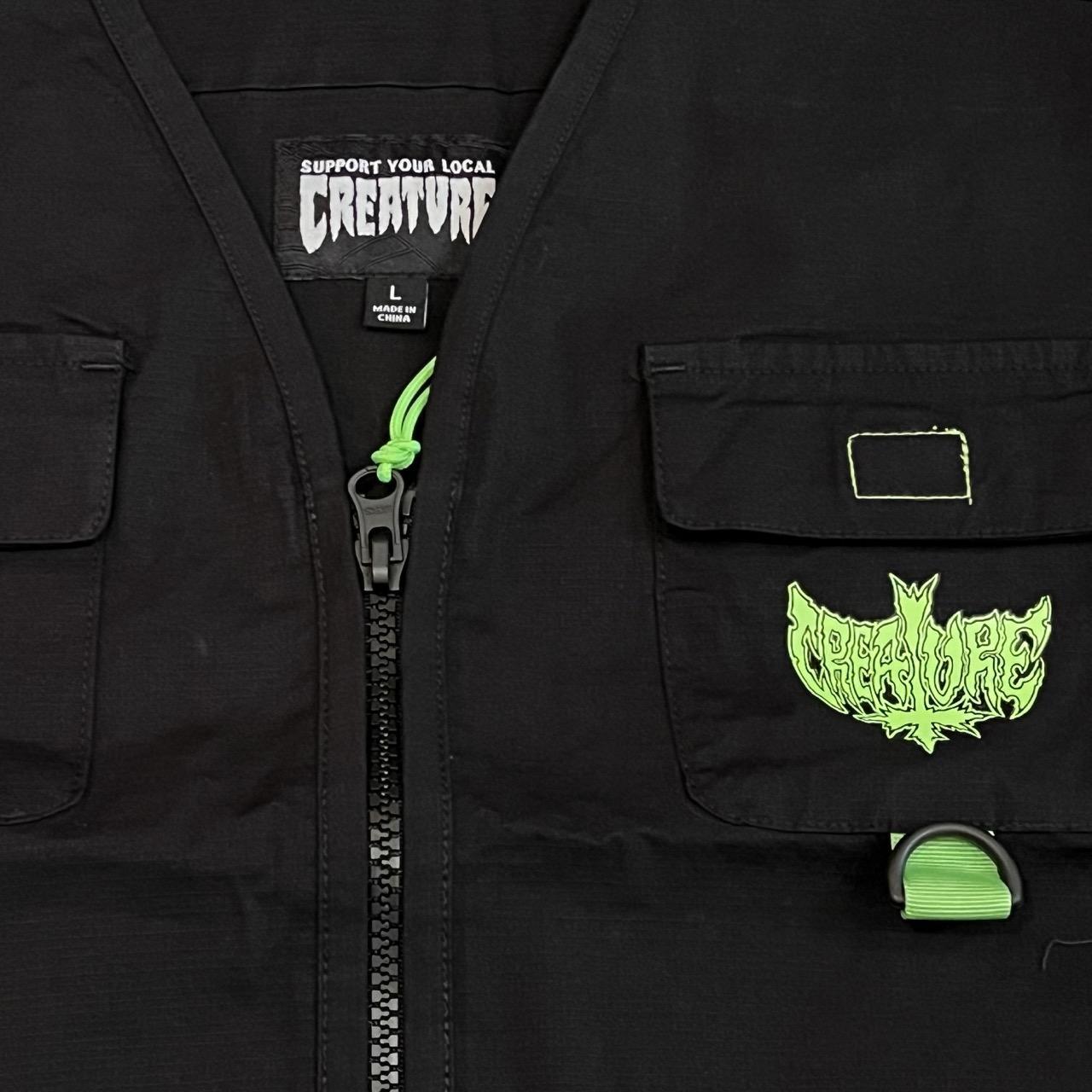 Independent Gravette Cut And Tie Vest Utility Top Black