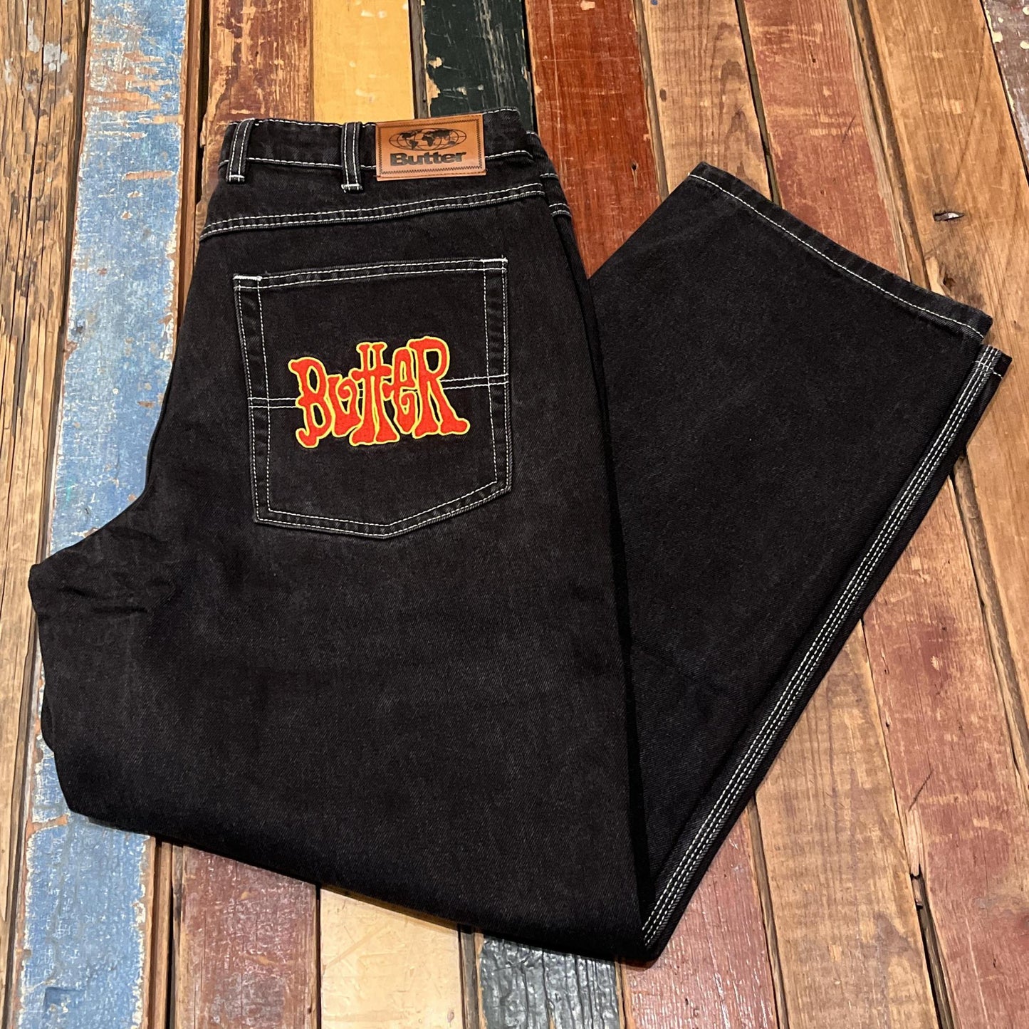 Tour Denim Jeans Flat Black