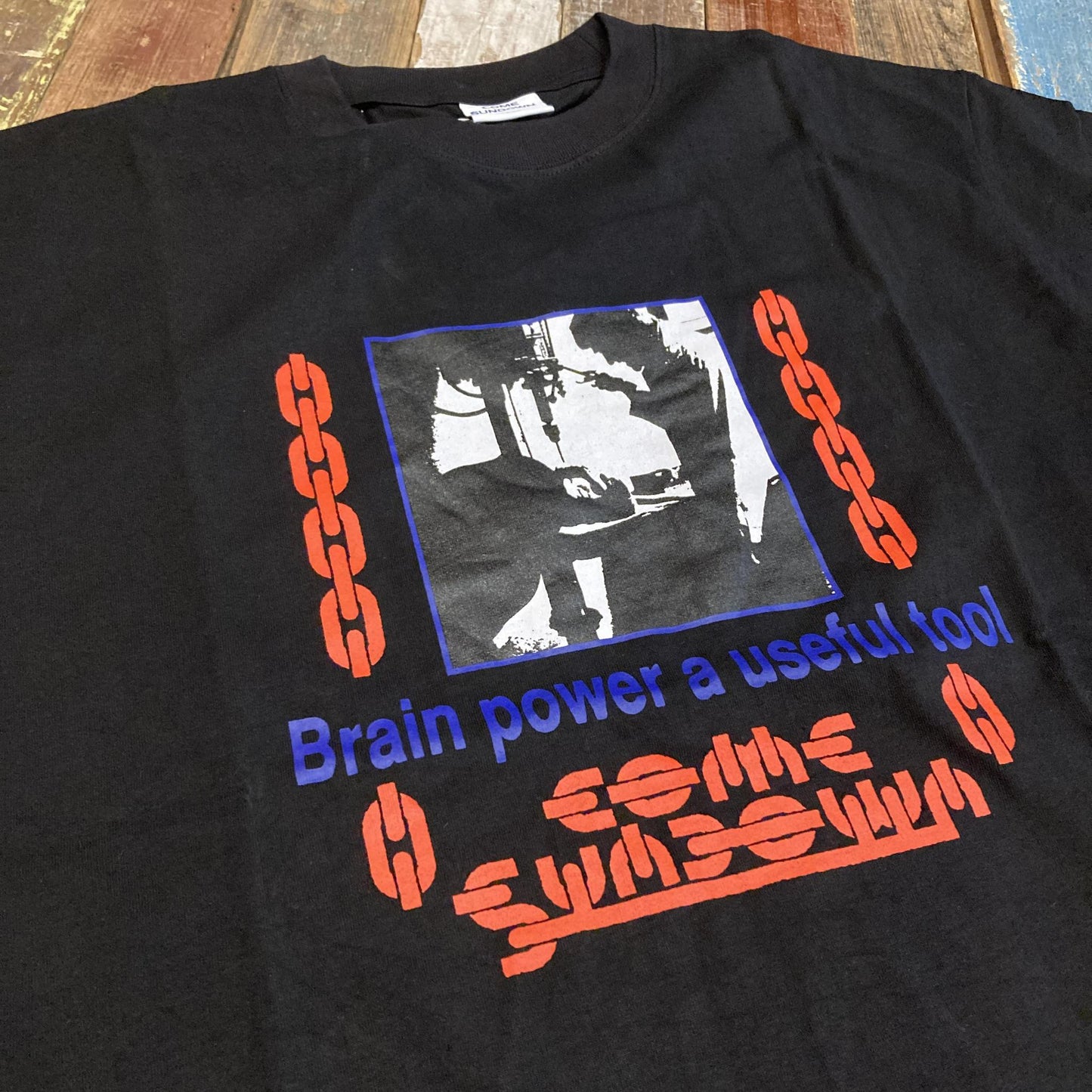 BRAIN POWER S/S BLACK TEE