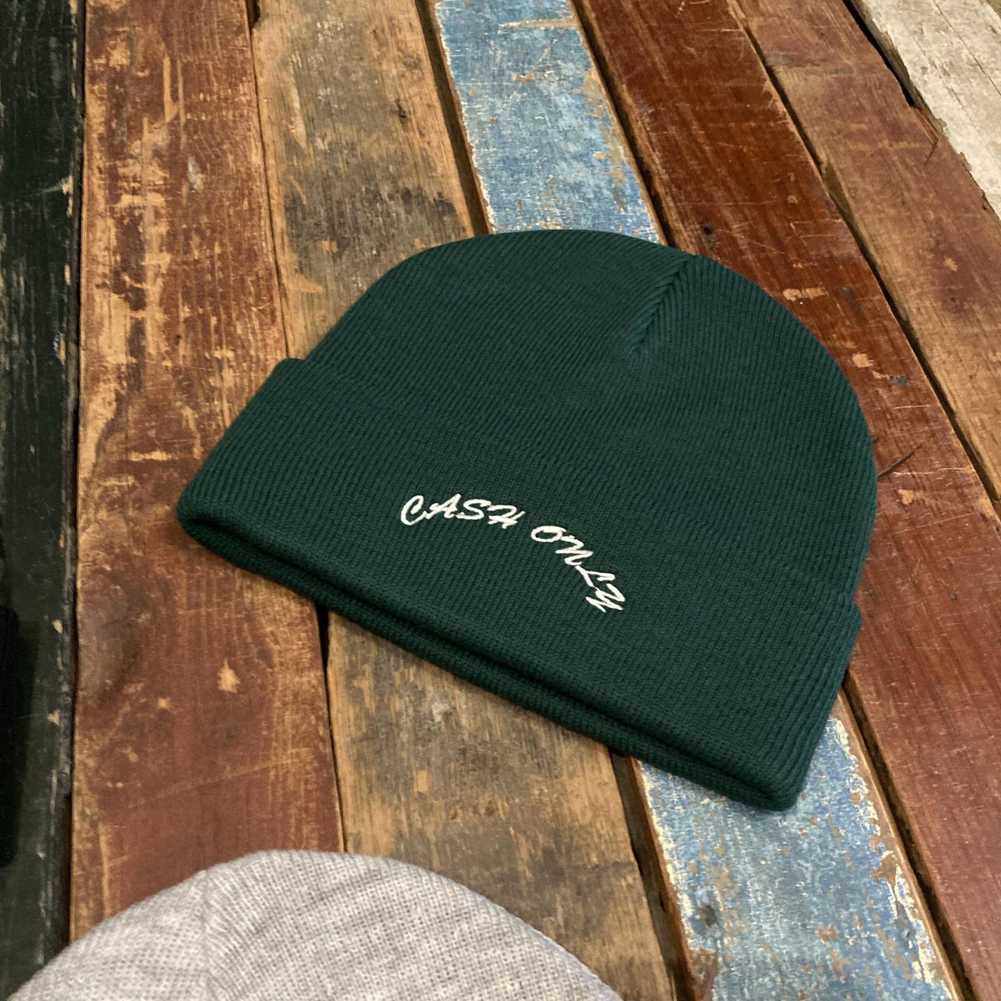 Cash Only Logo Beanie