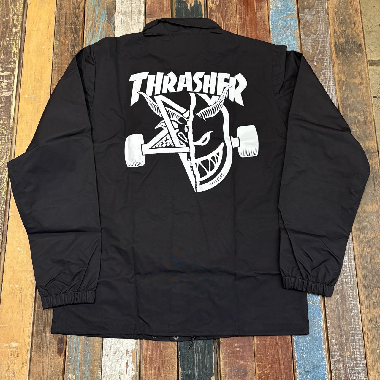 THRASHER X SPITFIRE - THRASH & BURN COACH JACKET