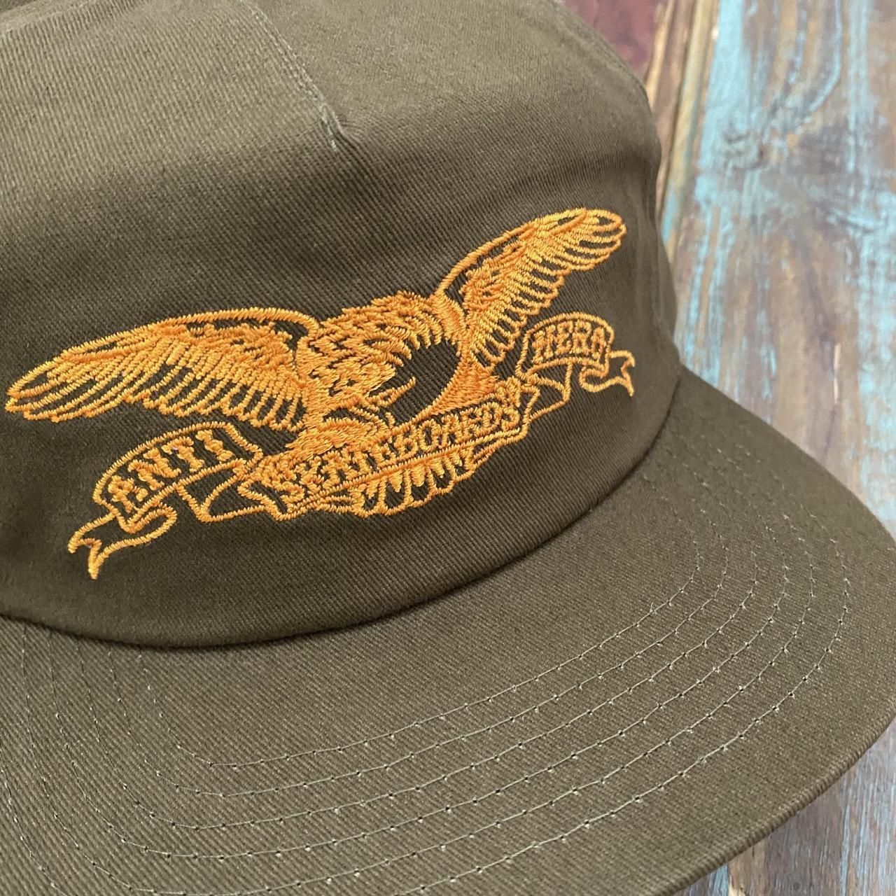 Anti-Hero Basic Eagle Snapback (Brown/Orange)