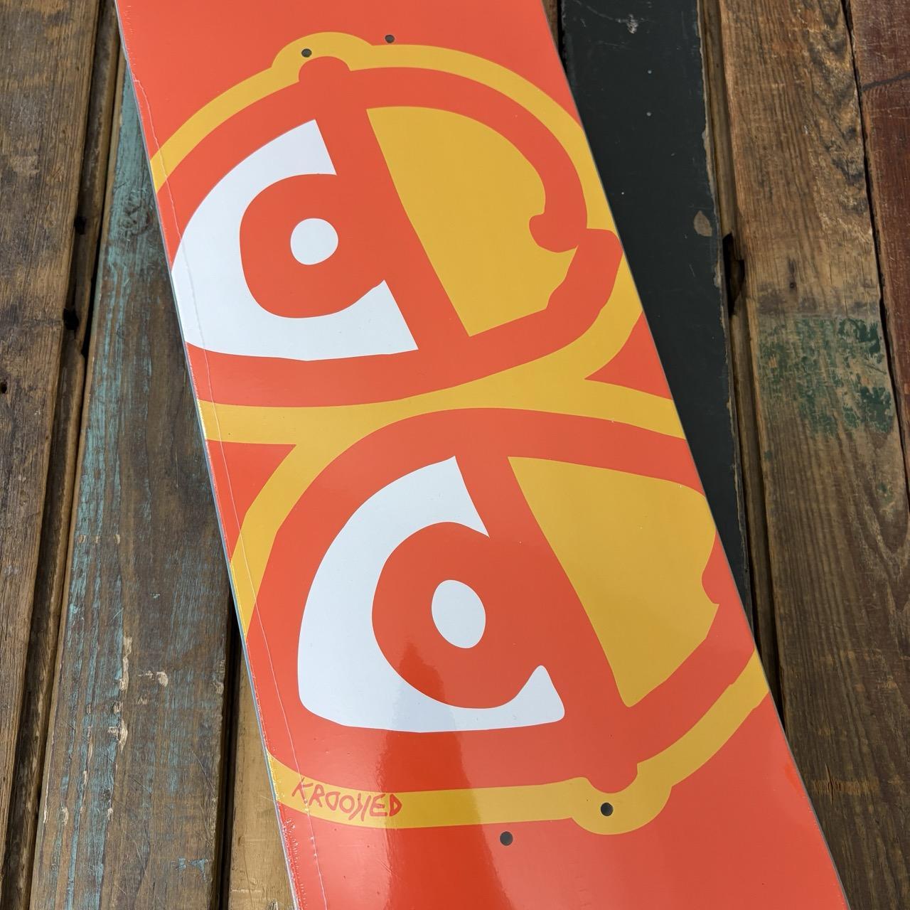 Krooked Team Eyes Orange 8.25" Deck