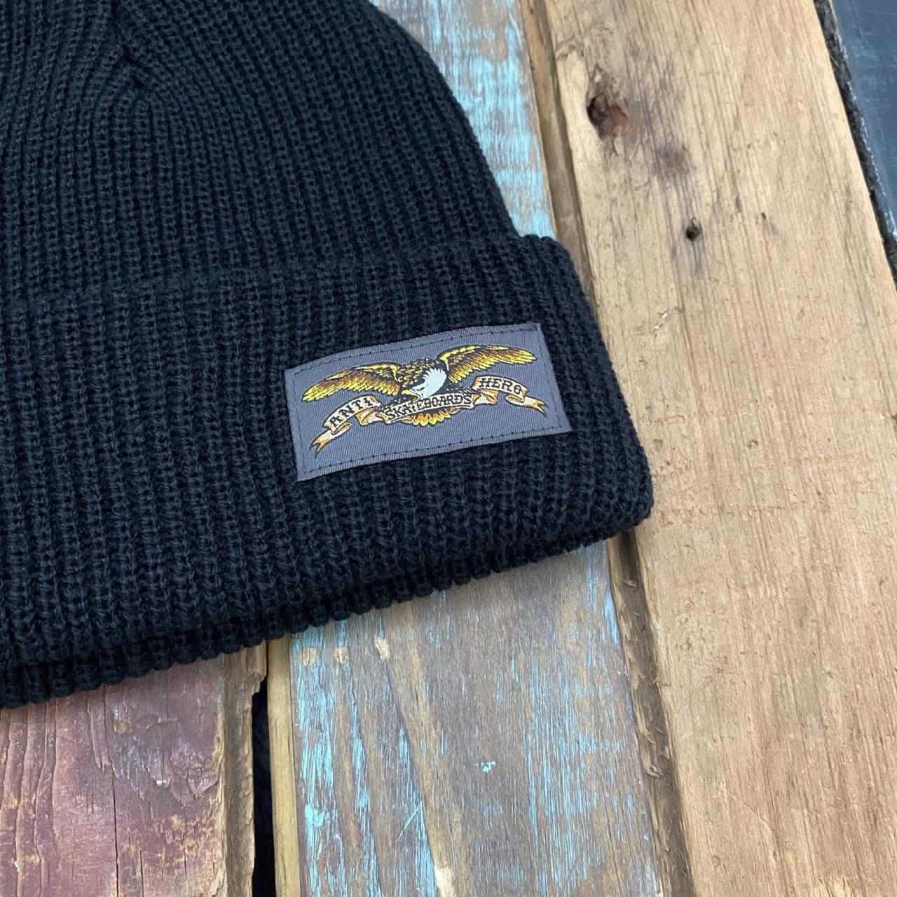 Anti-Hero Cuffed Beanie Full Eagle (Black)