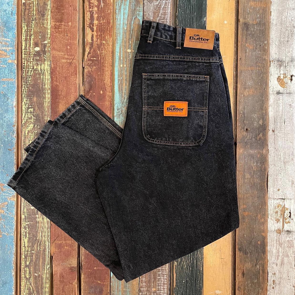 Santosuosso Denim Pants Washed Black