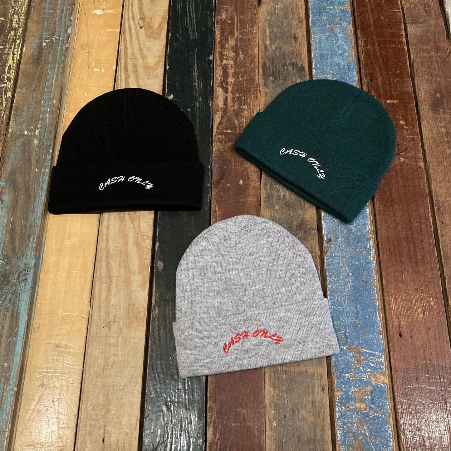 Cash Only Logo Beanie