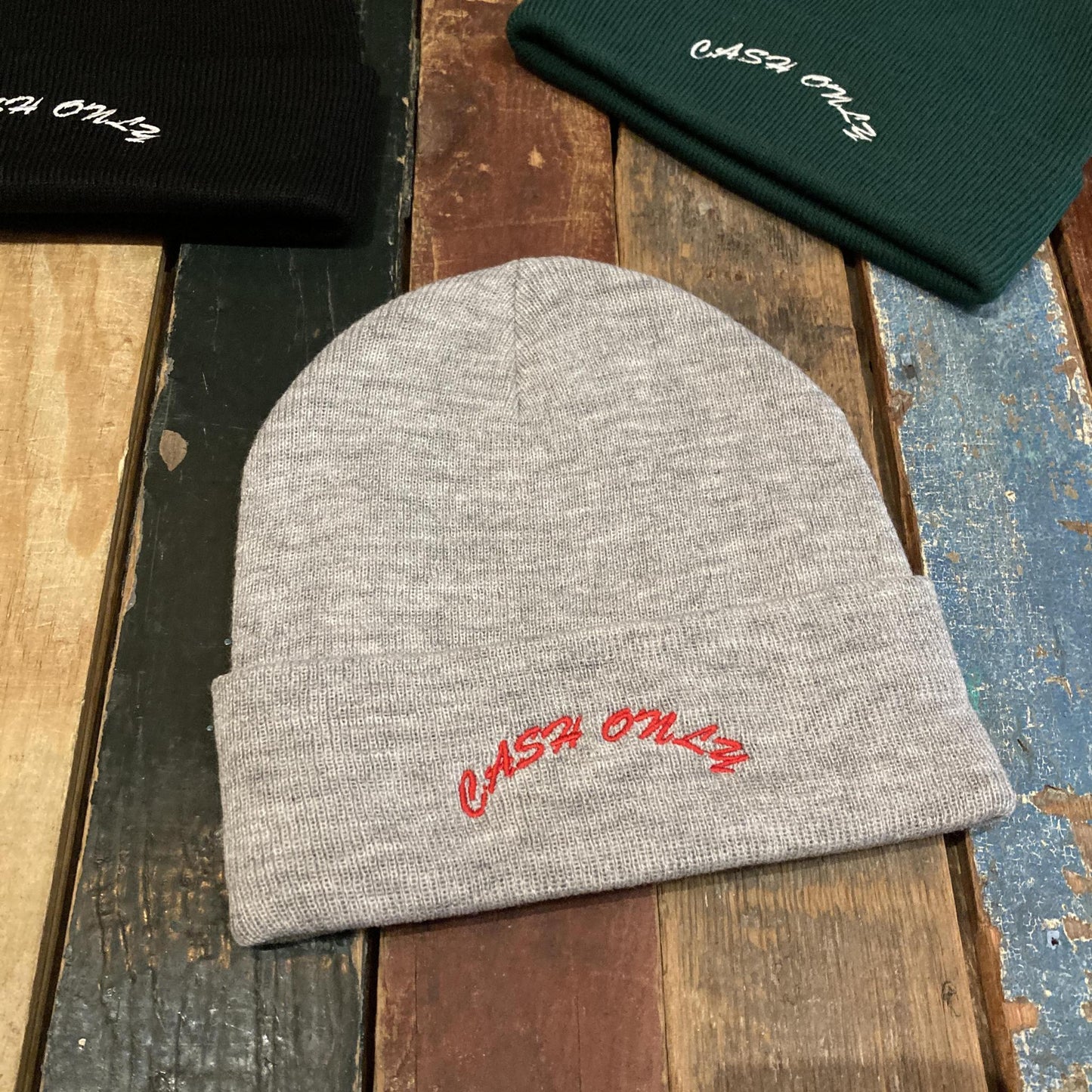 Cash Only Logo Beanie