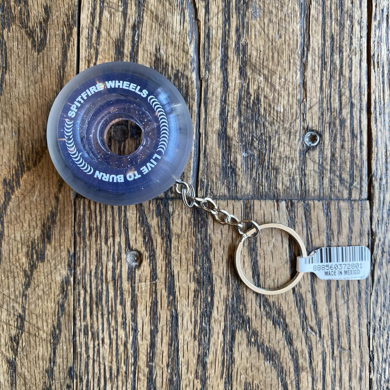 Spitfire Wheels Sapphire Keychain