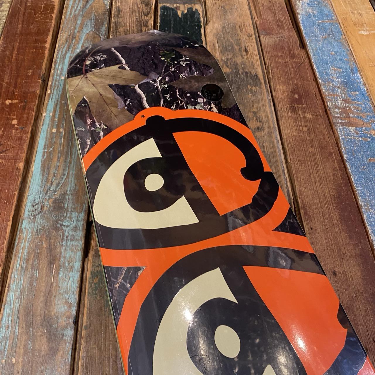 Krooked Eyes Camo Orange 8.25" Deck