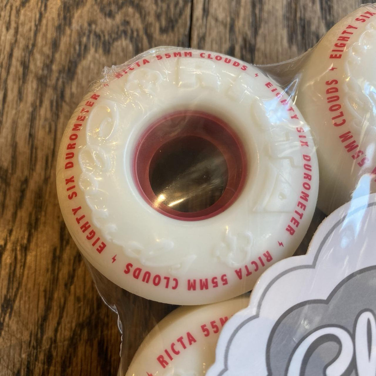 Ricta Wheels - 55mm Clouds Red 86a