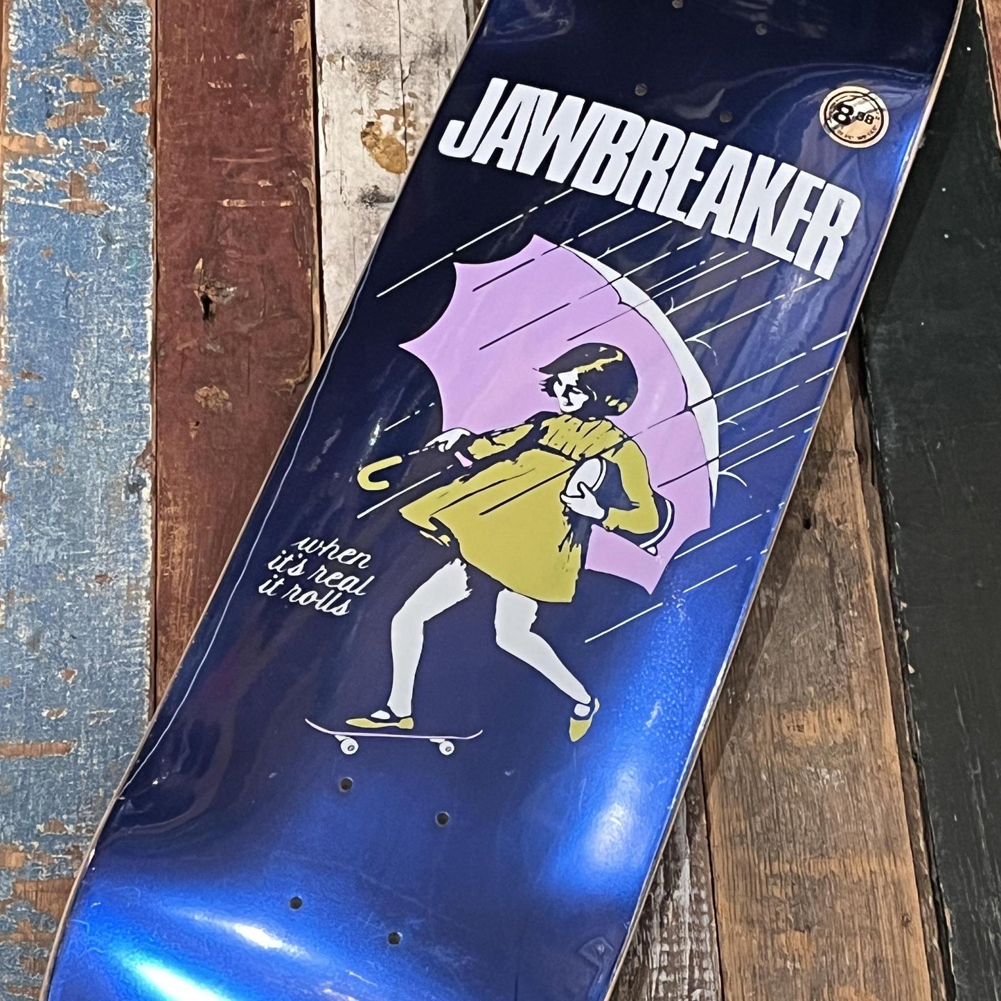 Real Skateboards Jawbreaker Foil 8.38" Deck