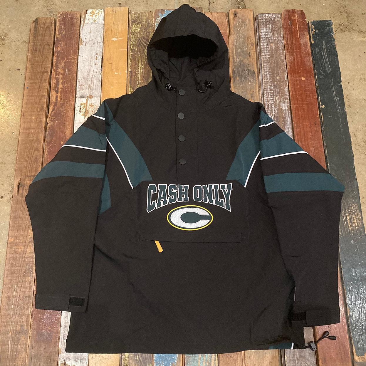 Cash Only League Anorak Jacket Black/Forest