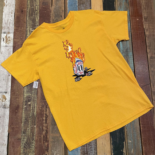 Black Label "Fire Brewed" Tee Gold