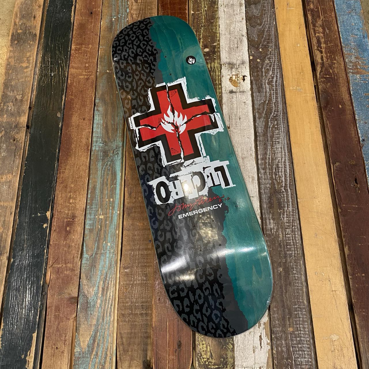 Black Label John Lucero "RIPPED CROSS" 9.0" Deck