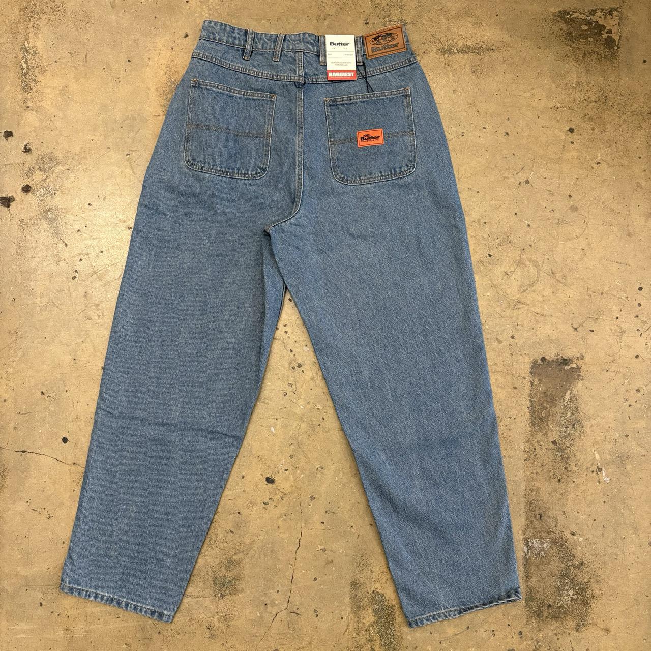 Washed Indigo Santosuosso Denim Jeans