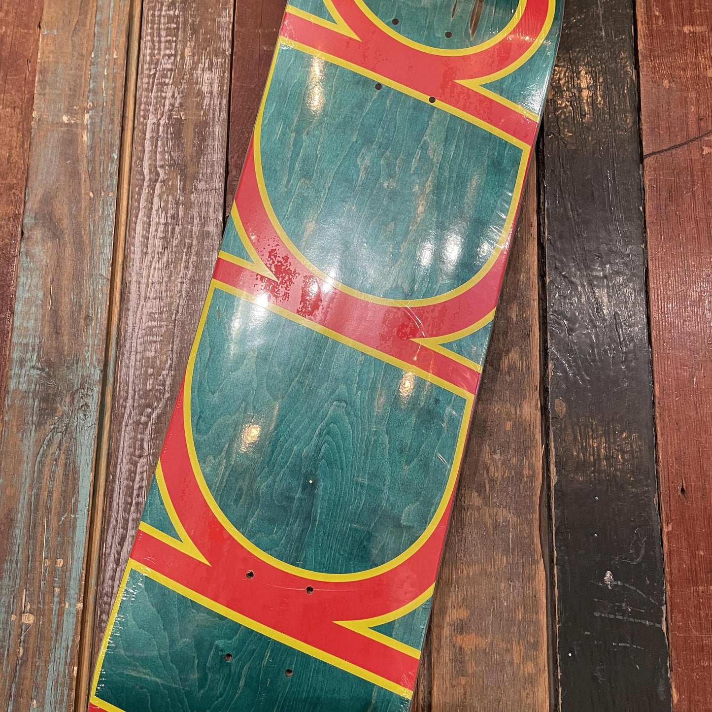 Hoddle Logo Deck Woodgrain