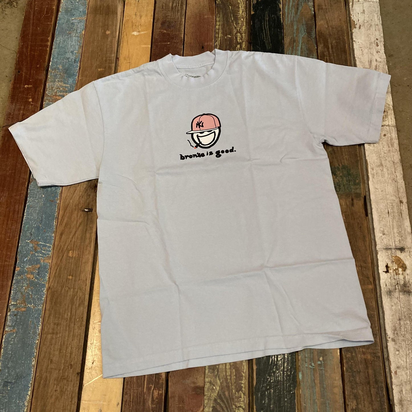 BRONZE IS GOOD TEE BLUE