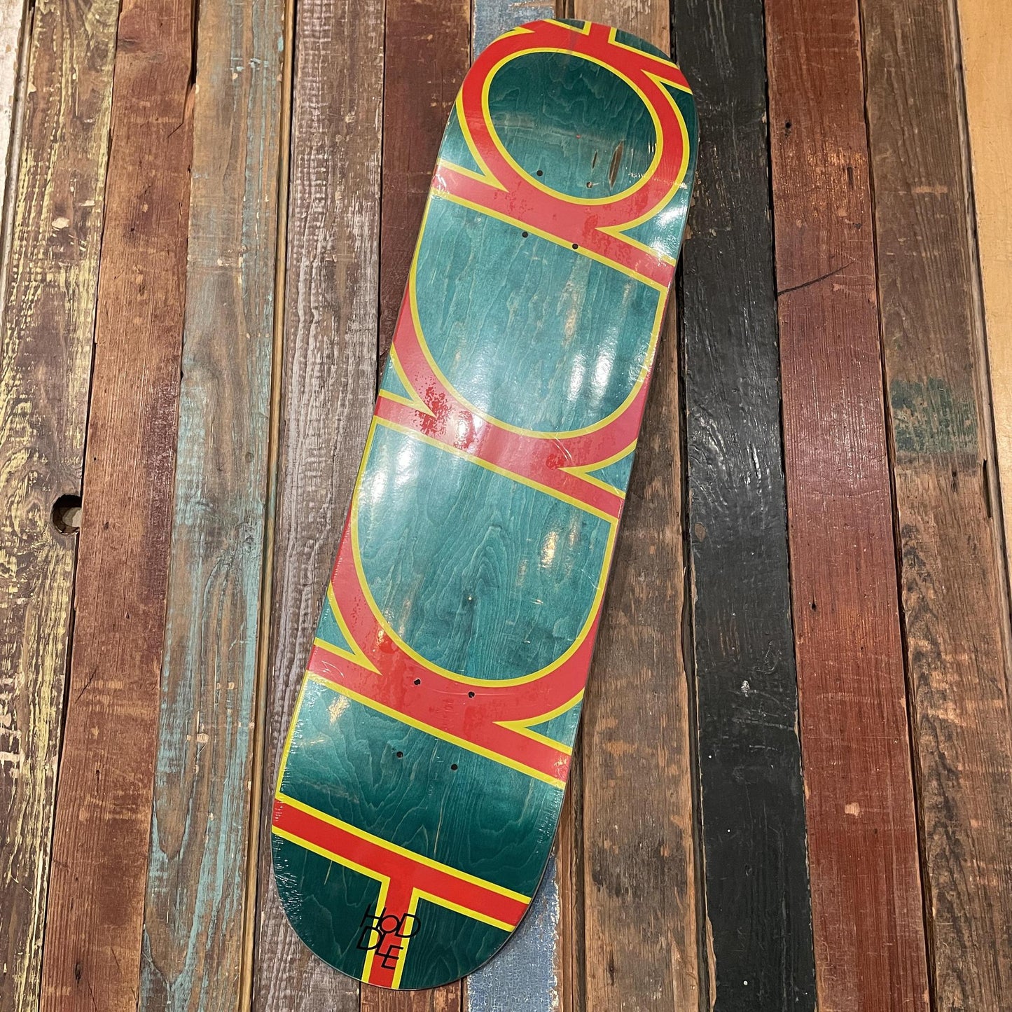 Hoddle Logo Deck Woodgrain