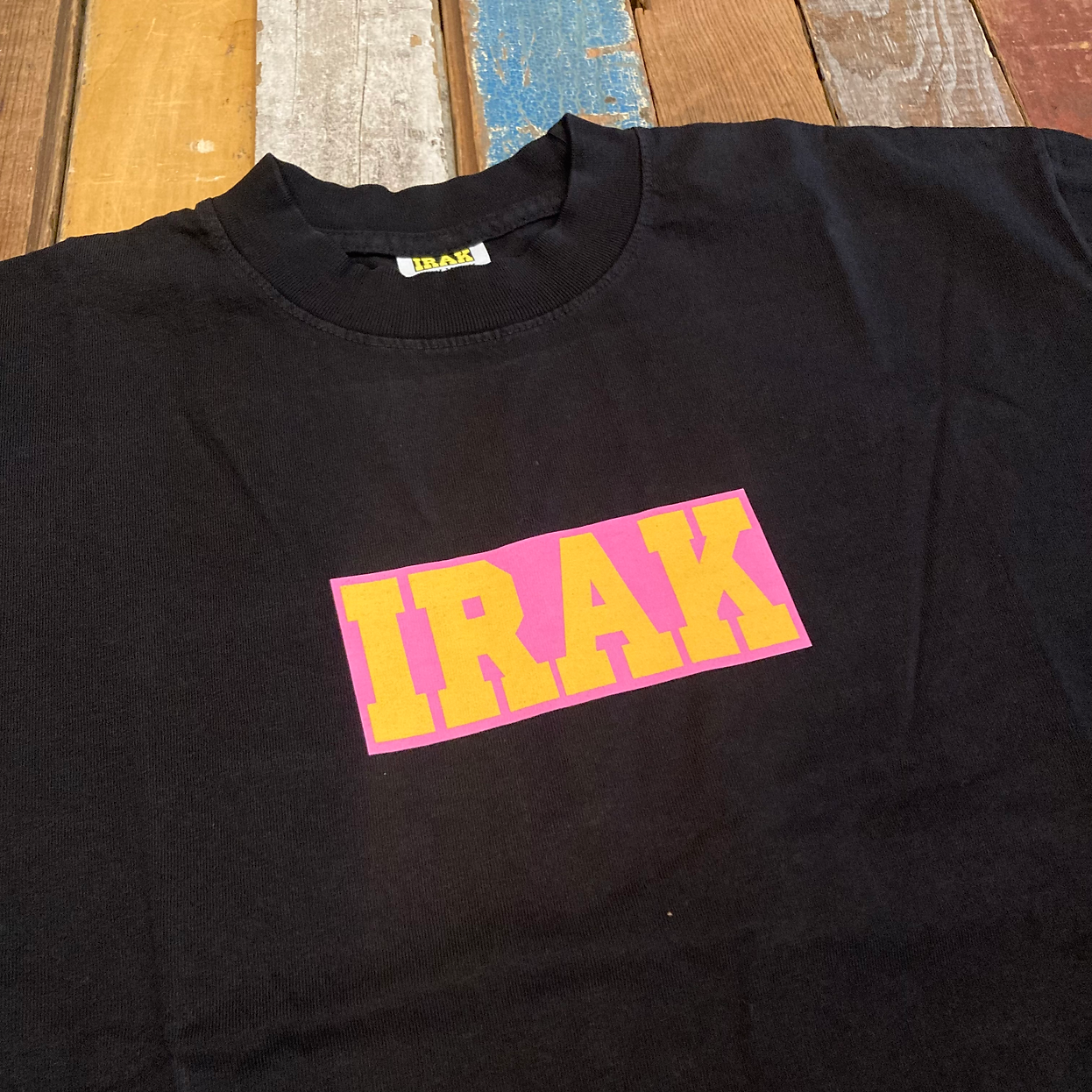 Neon IRAK Logo Tee