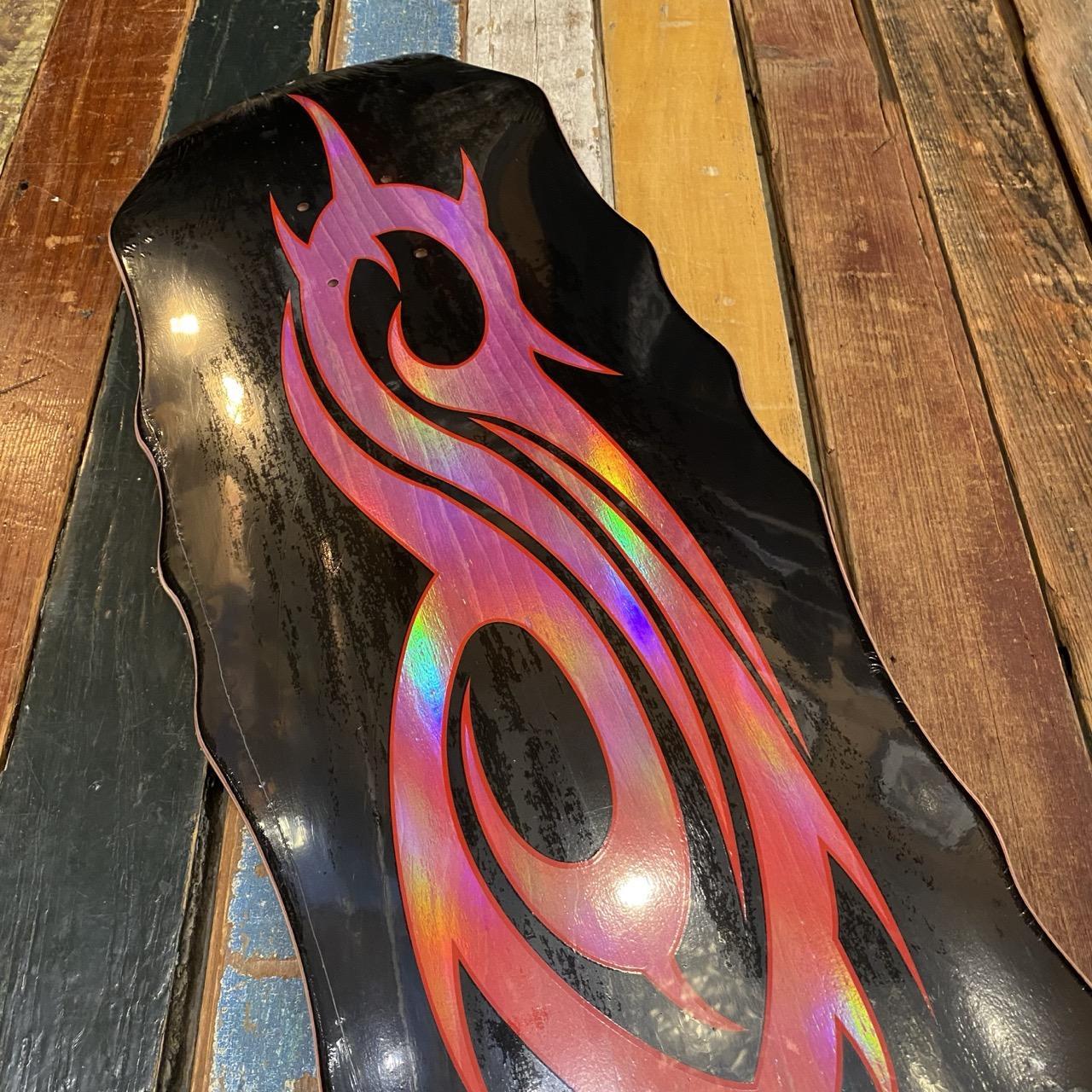 Welcome X Slipnot TRIBALS ON WIDOW PURPLE/RED STAIN 10" Deck