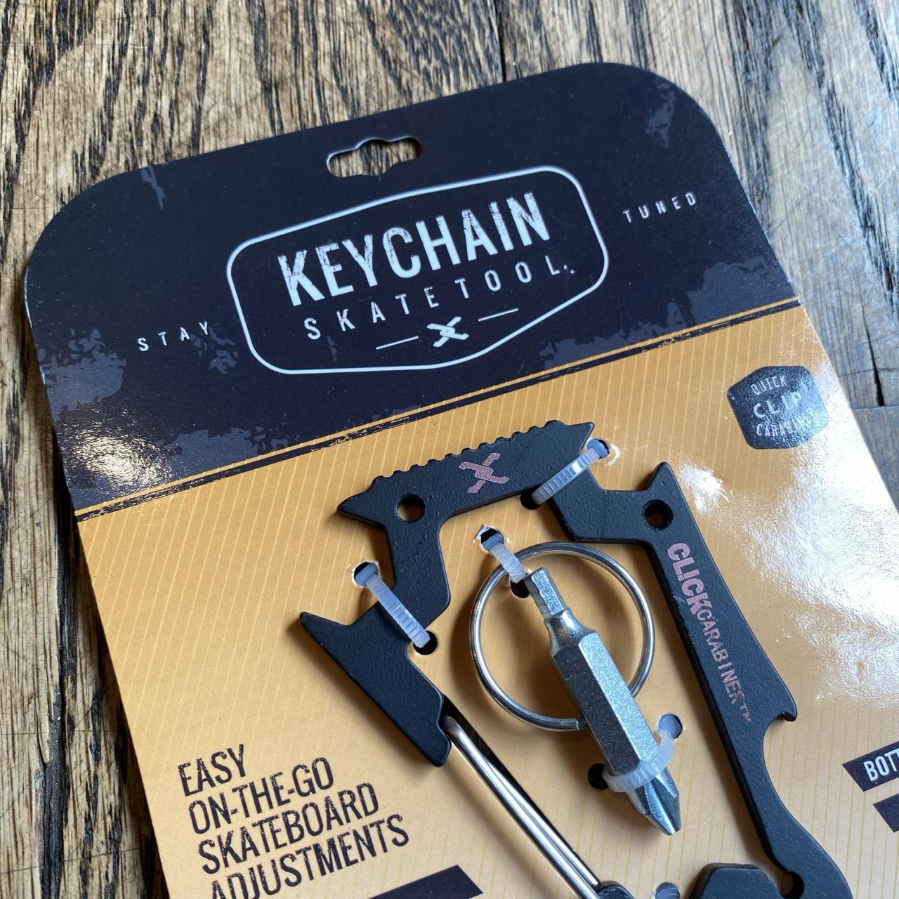 SK8OLOGY Carabiner Keychain Skate Tool (Black)