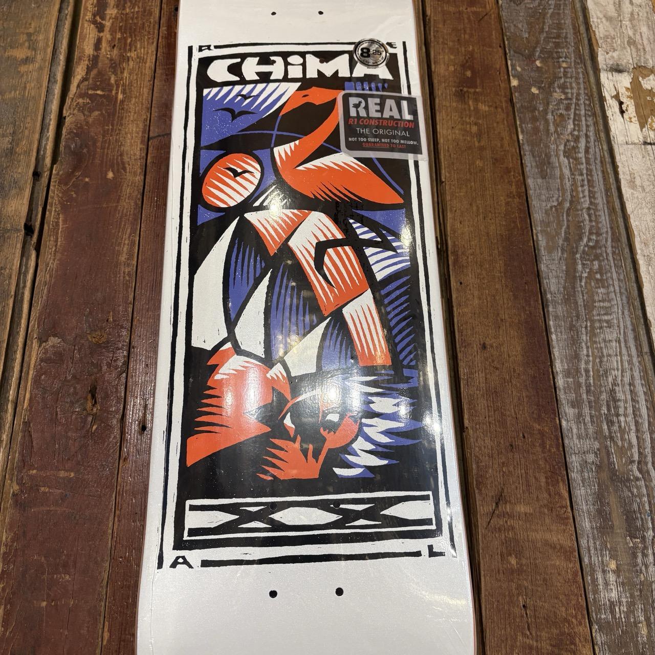 Real Skateboards CHIMA 20 YEARS 8.25" Deck