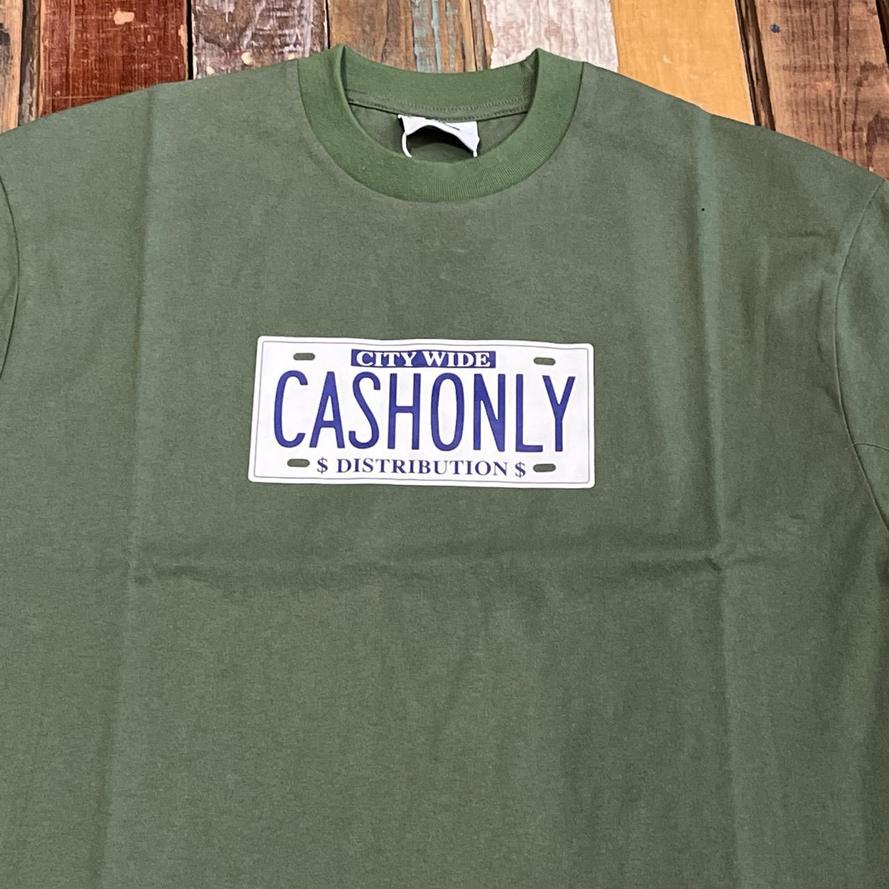 Cash Only License Plate Tee