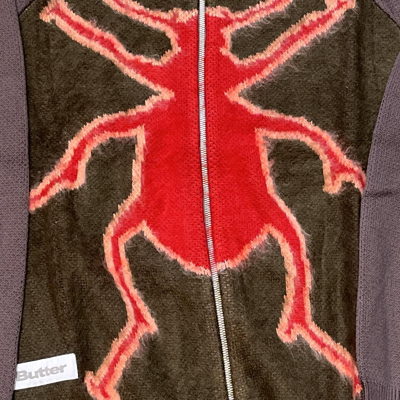 Beetle Zip-Thru Knit Sweater
