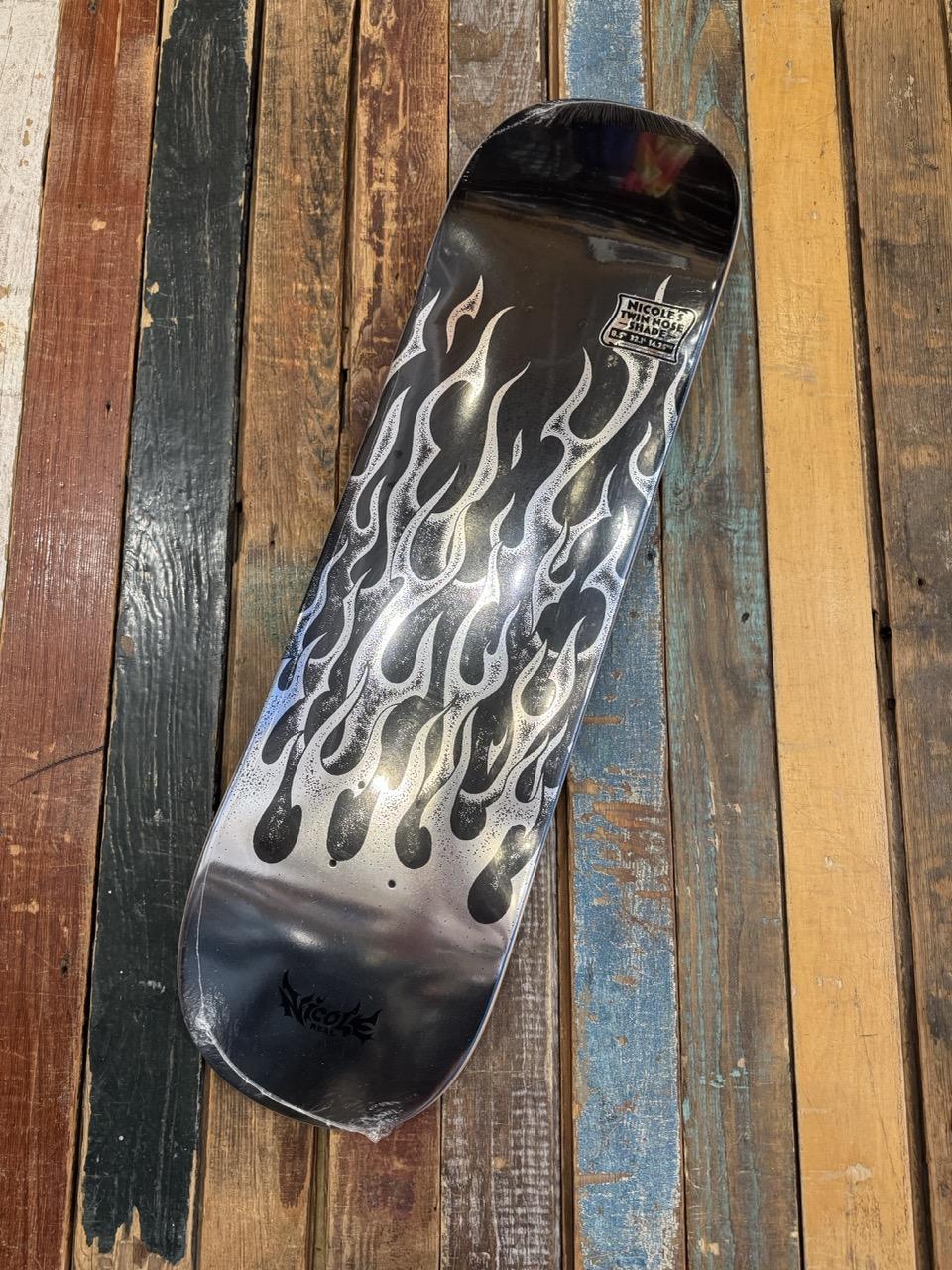 Real Skateboards NICOLE FLAMES REDUX Deck