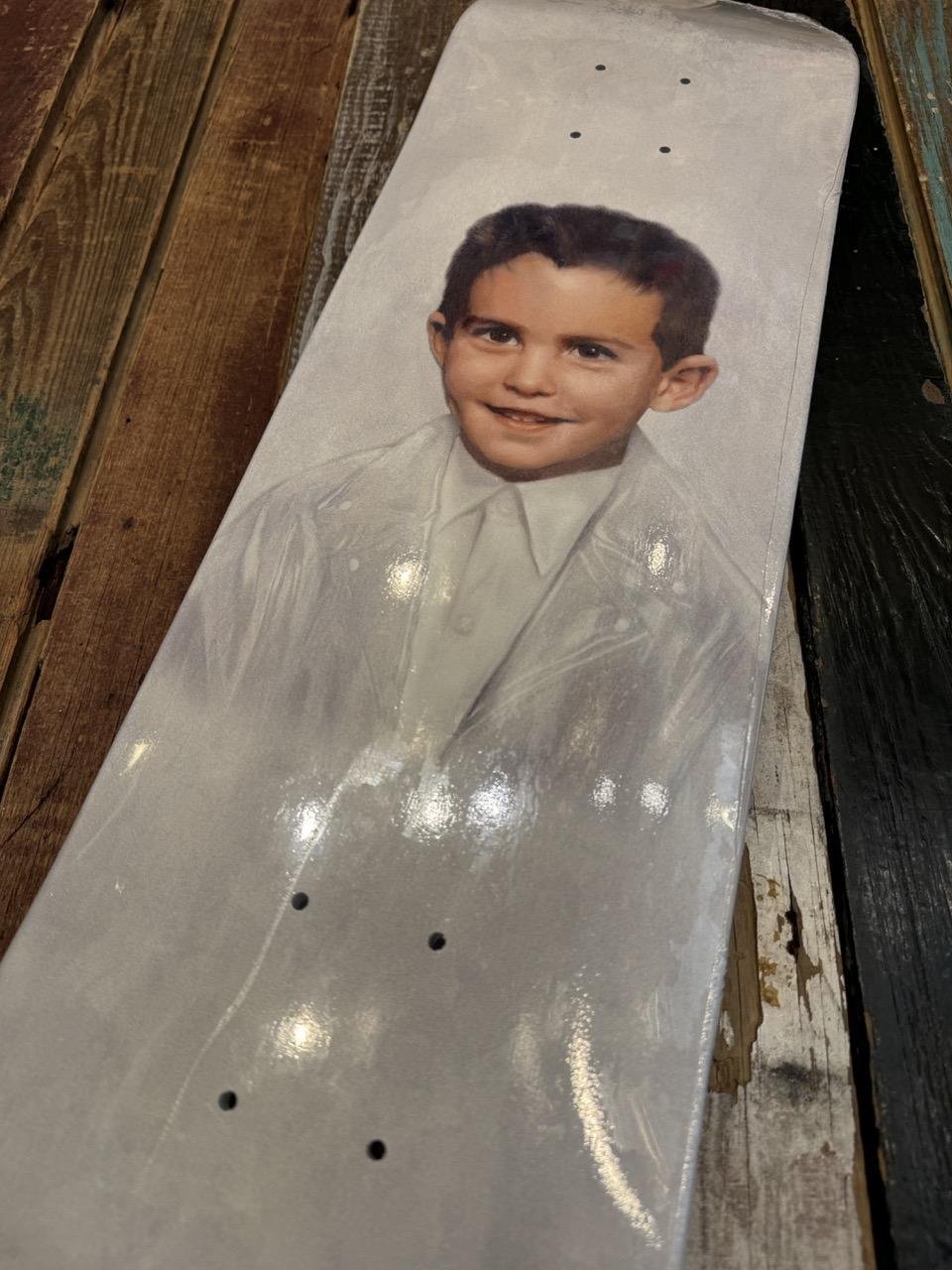 Dylan Rieder White Dipped 8.0" Deck