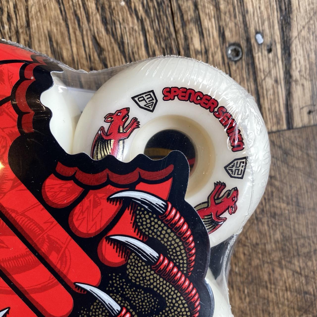 Powell DRAGON FORMULA RED 93A NANO RAT Spencer Semien 52X30MM OFF WHITE