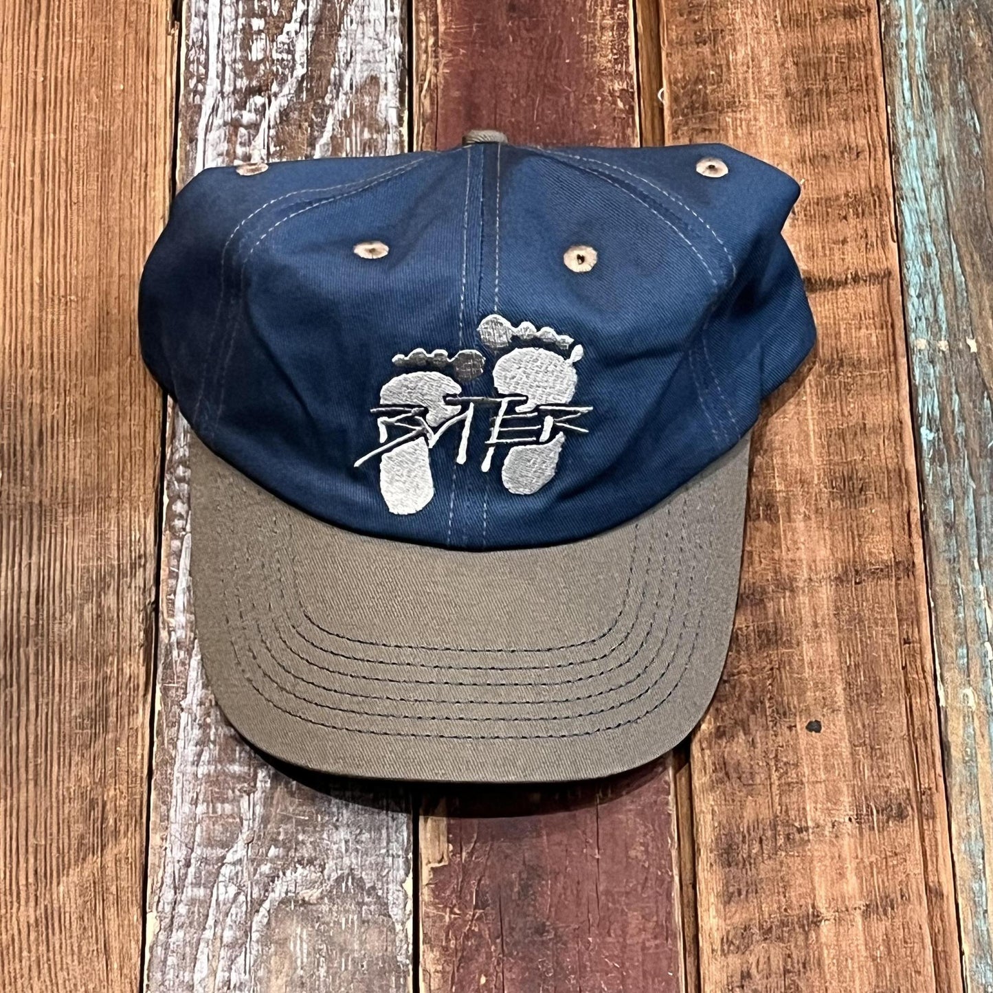 Footprints 6 Panel Cap