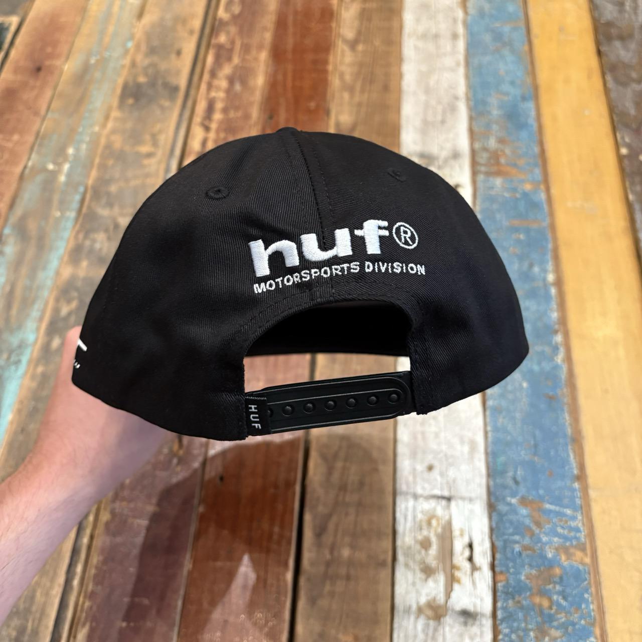 HUF X GREDDY DIAGRAM SNAPBACK - BLACK