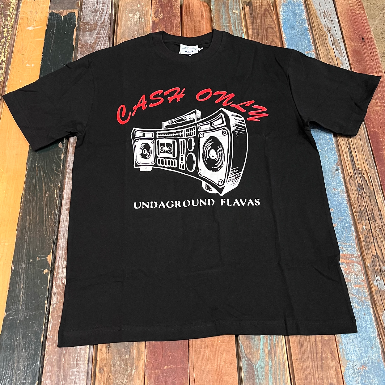Boombox Tee Black
