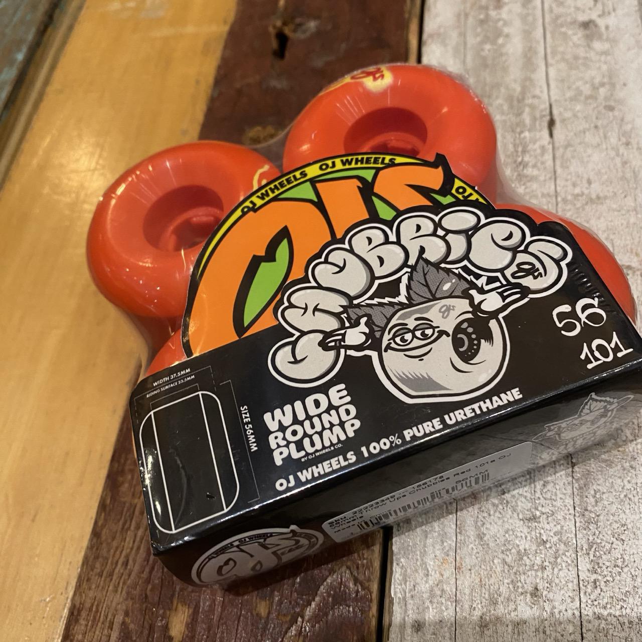 56mm Throw Ups Chubbies Red 101a OJ Wheels