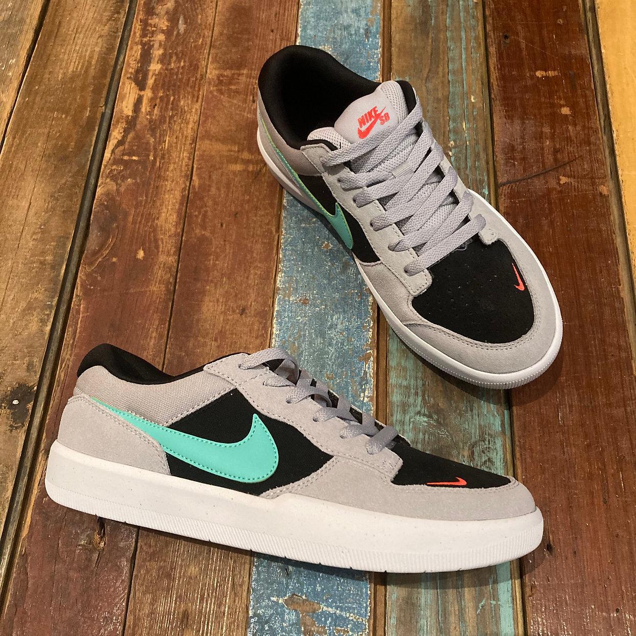 Nike SB Force 58 Wolf Grey Black Light Menta CZ2959-006