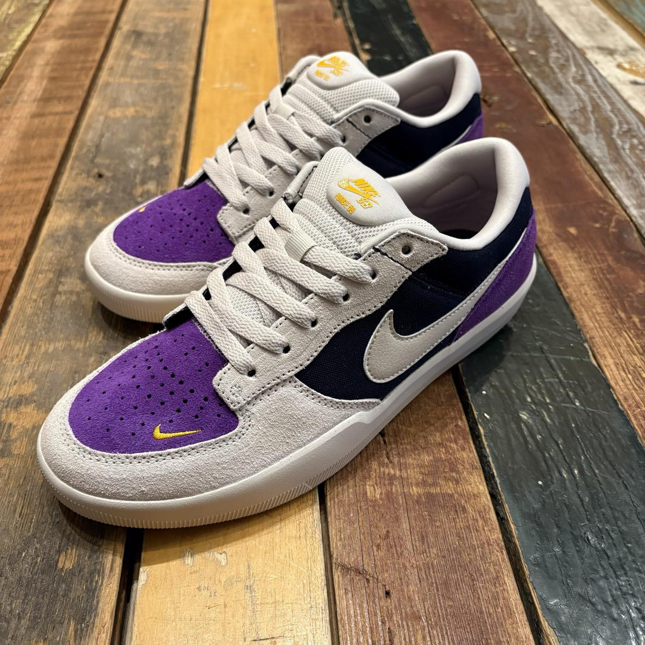 Nike SB Force 58 (Obsidian/Wild Grape/Phantom/Light Orewood Brown)