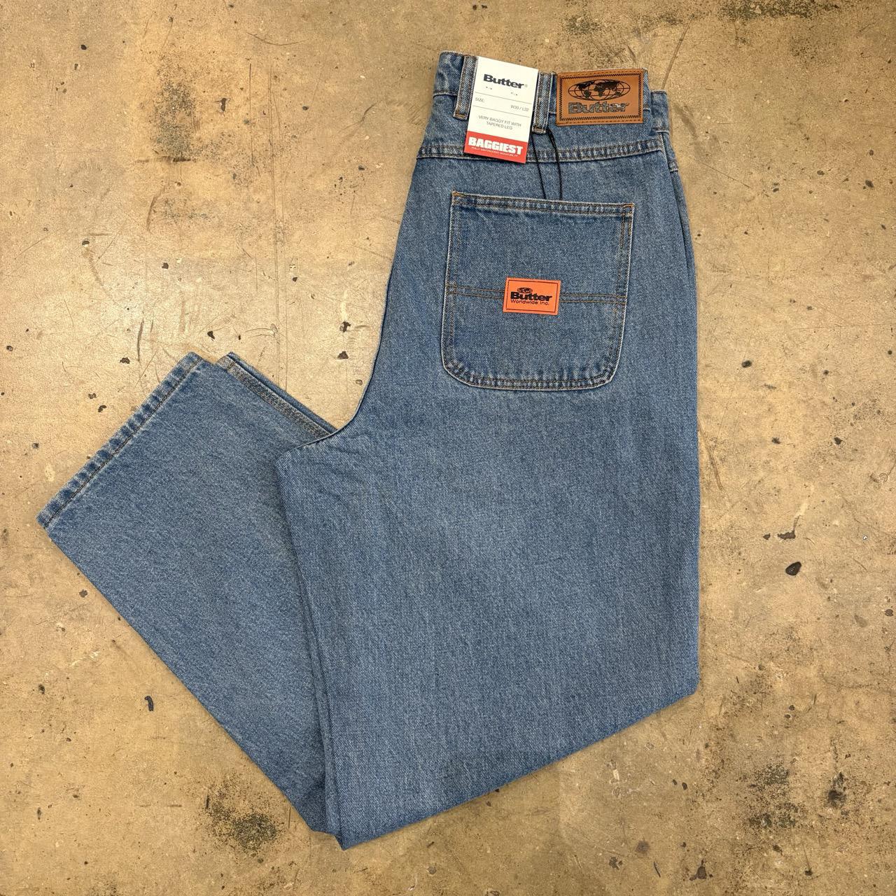 Washed Indigo Santosuosso Denim Jeans