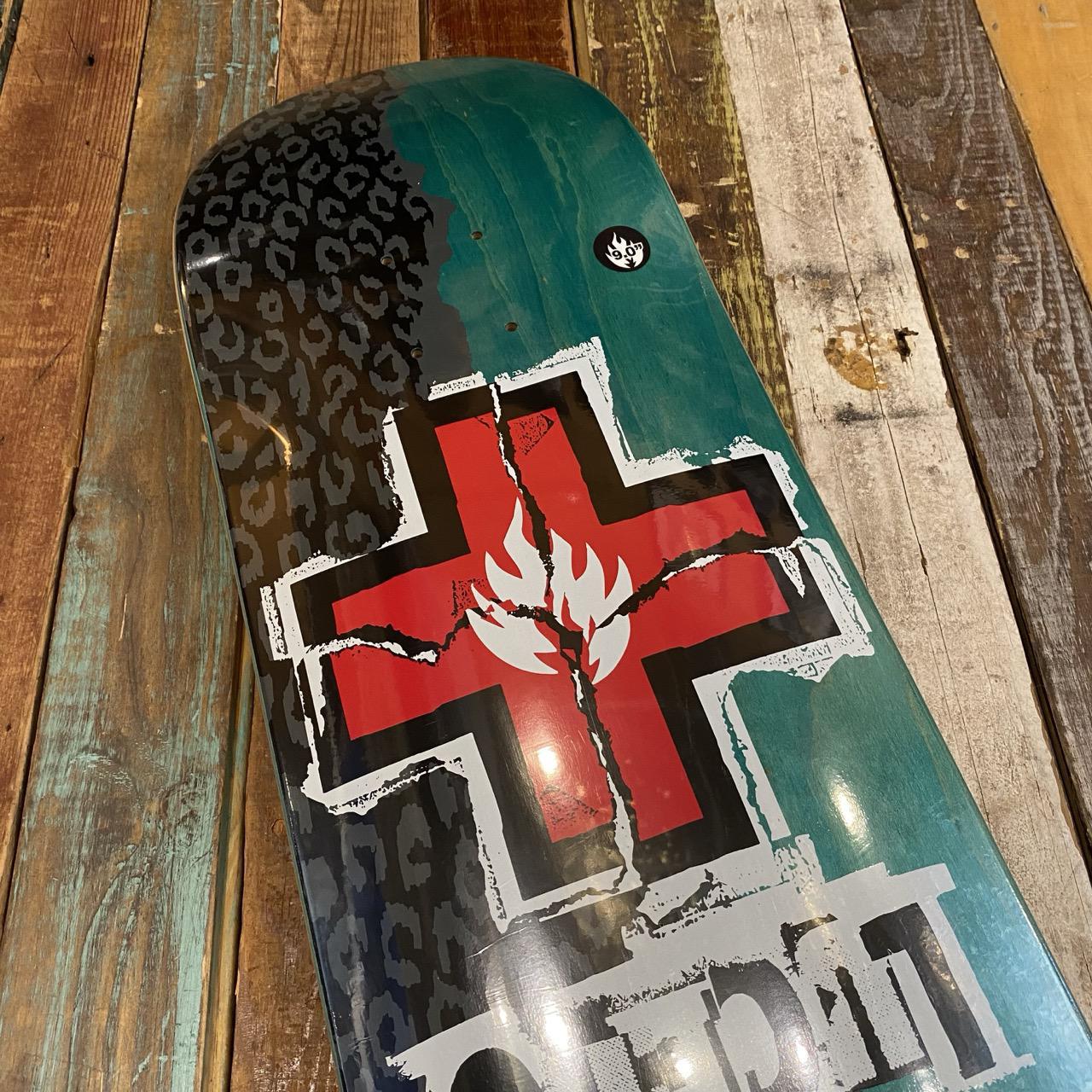 Black Label John Lucero "RIPPED CROSS" 9.0" Deck