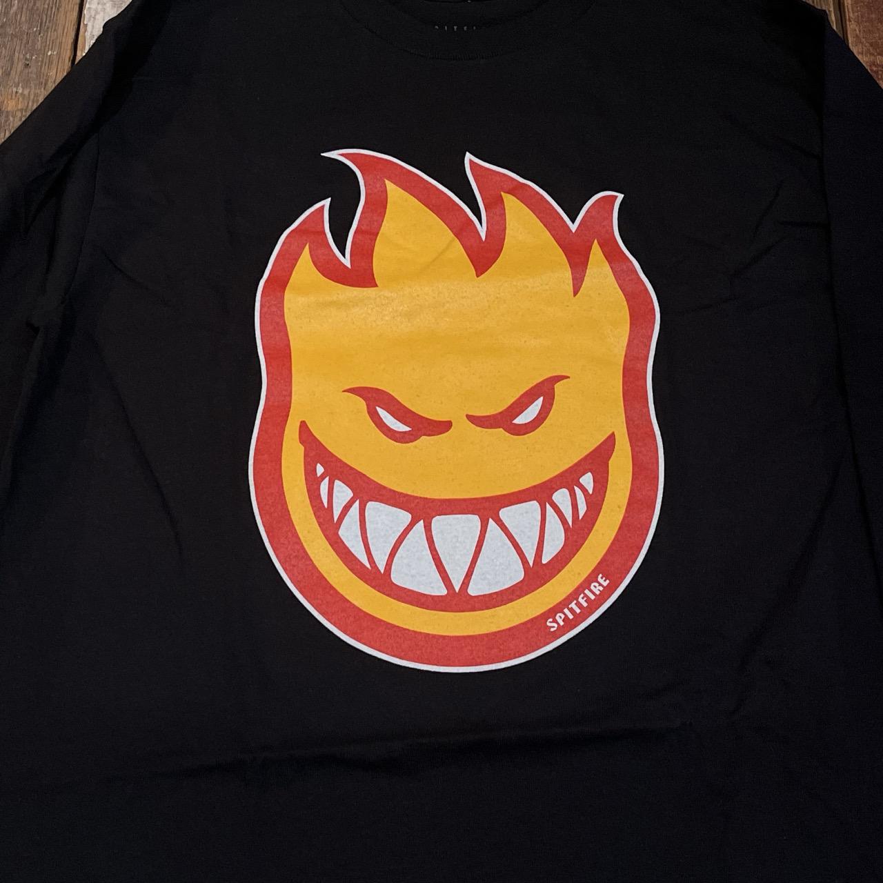 Spitfire Longsleeve Bighead (Black/Gold/Red)