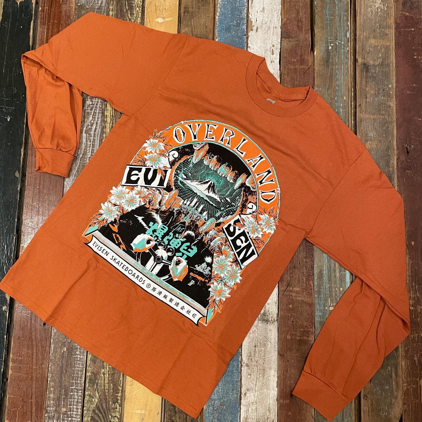 Evisen OVERLAND Longsleeve Tee Terracotta