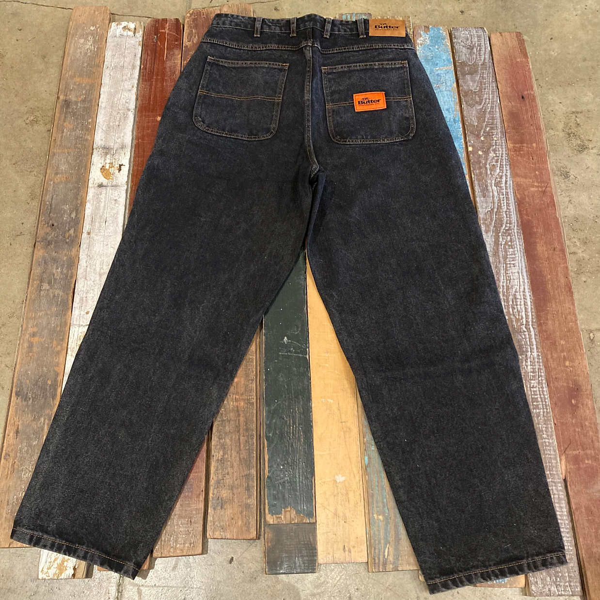 Santosuosso Denim Pants Washed Black