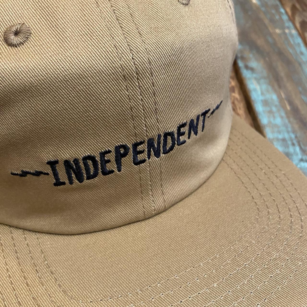 Independent Bratrud Notebook Snapback Hat Khaki