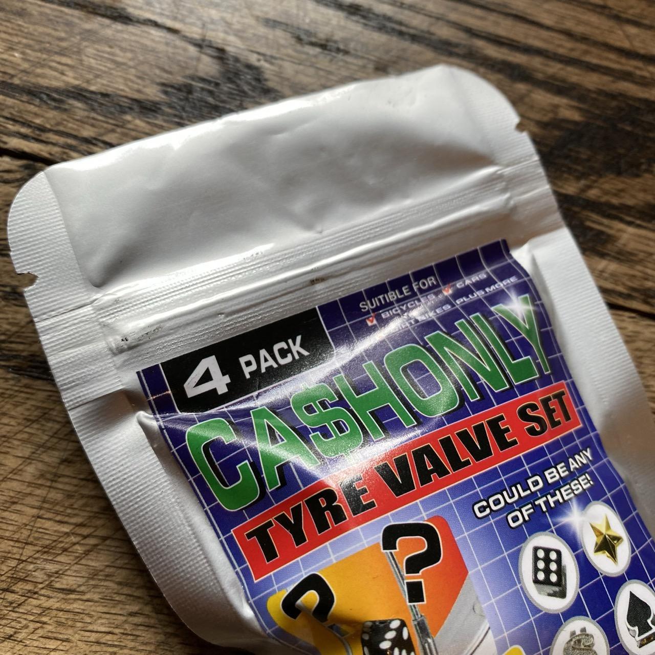 Cash Only Tyre Valve Cap Set