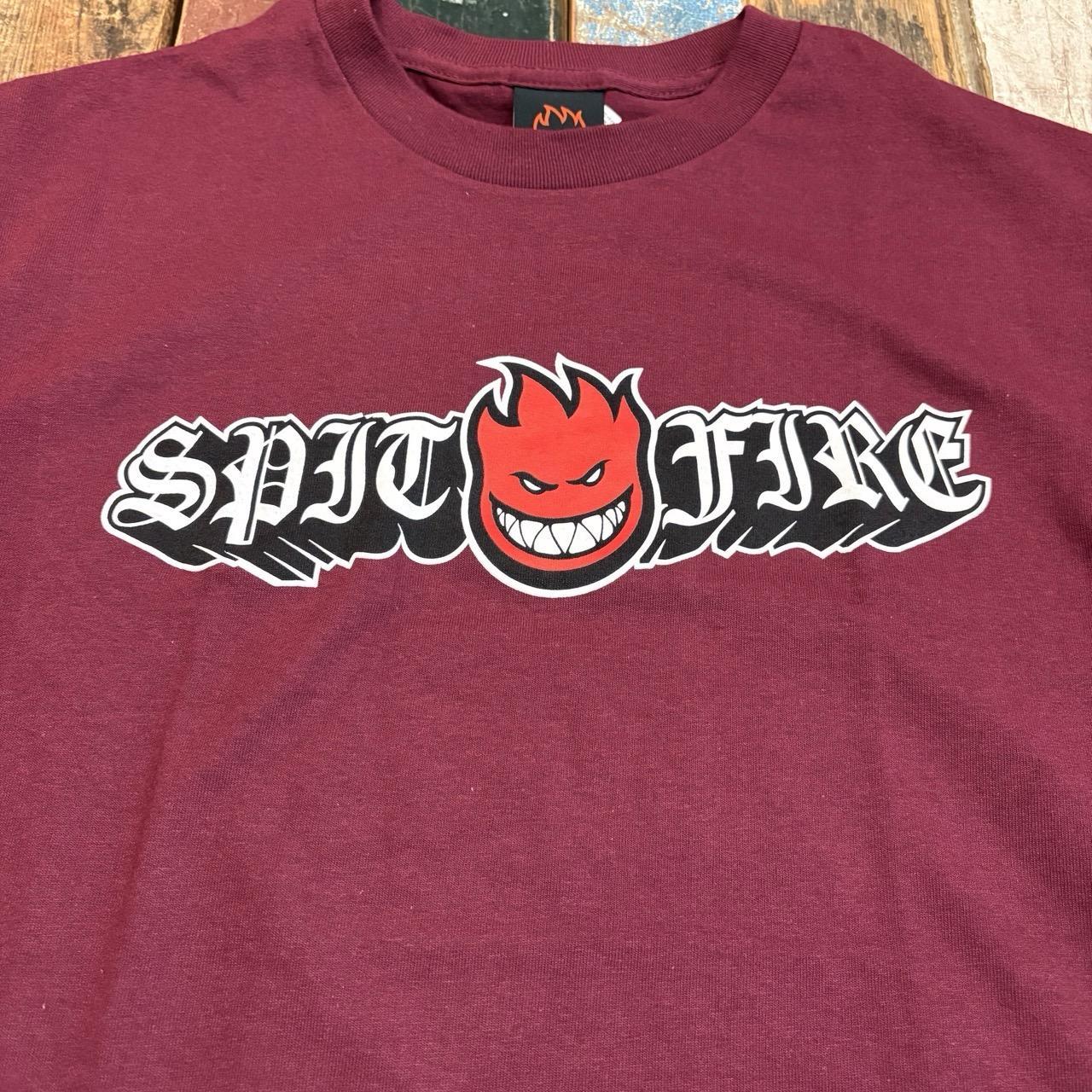 Spitfire Old E Drop Shadow Burgundy