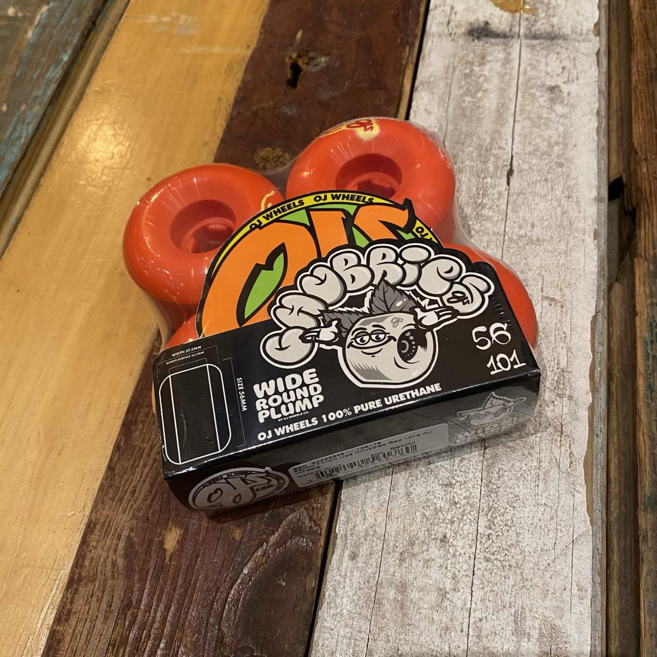 56mm Throw Ups Chubbies Red 101a OJ Wheels