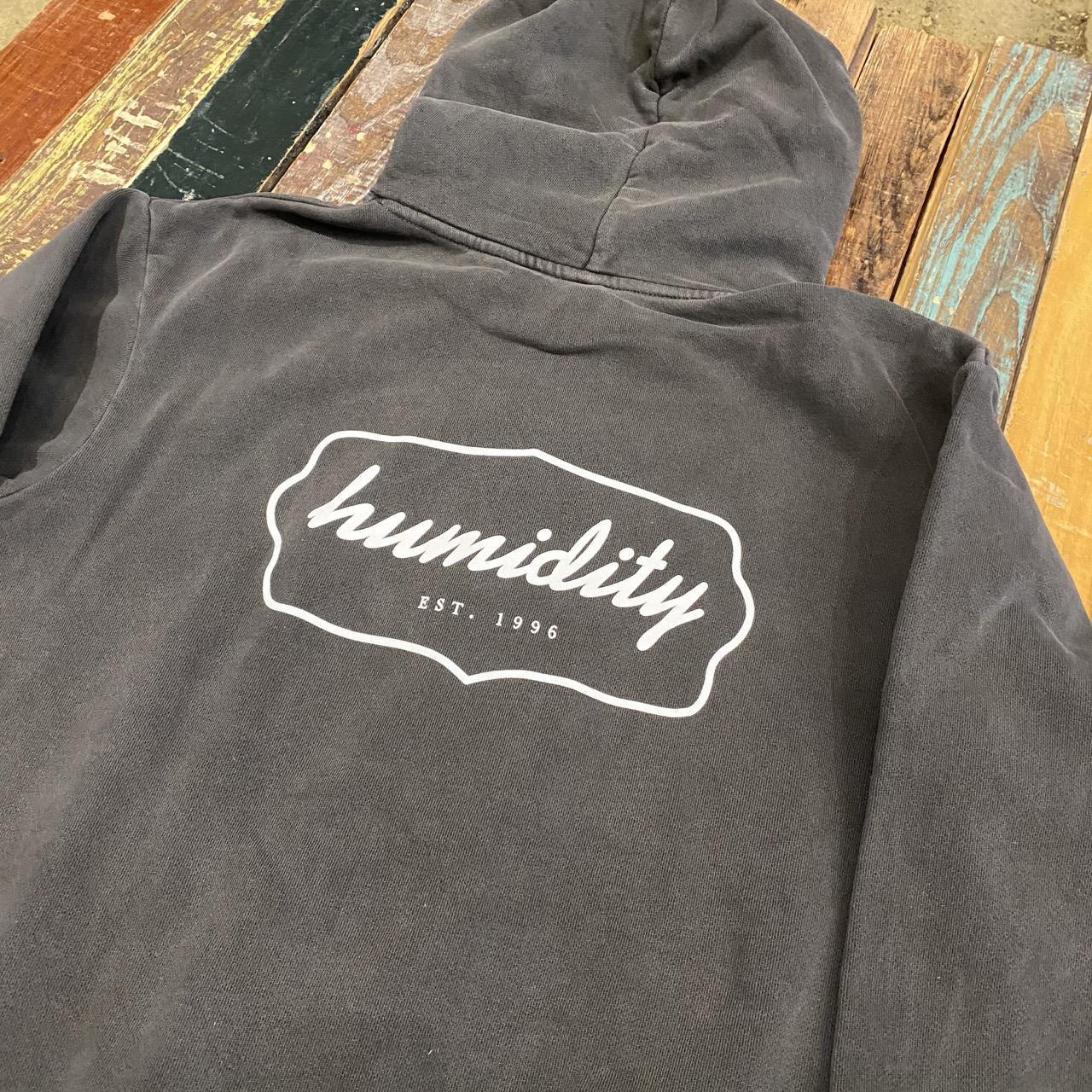 Premium Badge Hoodie (Washed Black)
